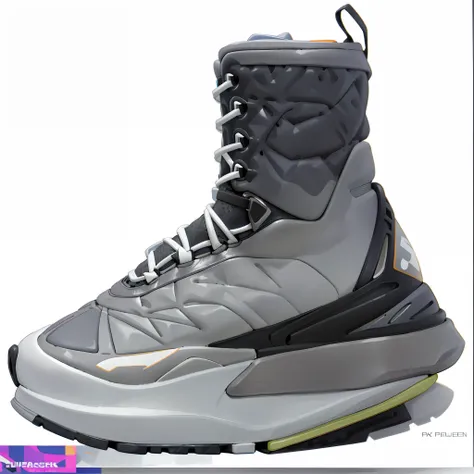 Nike Air Max Hyperpok серый / black, futuristic sneakers, futuristic balenciaga sneakers, sneaker design, basketball sneaker concept art, inflatable future shoes, ultra high quality model, All shoes in the picture, based on Slava Raškai, Superscale renderi...