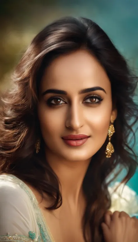 Beautiful girl, neha sharma, indian actress,, hyper realistic