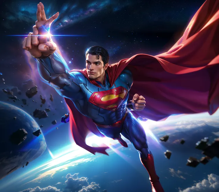 superman flying through the air with his cape extended, superman pose, superman, artgerm jsc, dc comics art style, fan art, iconic character splash art, official splash art, extremely detailed artgerm, hd wallpaper, john park, super high quality art, 3840 ...