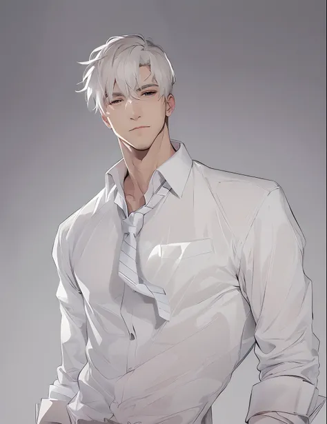 Man in a white shirt