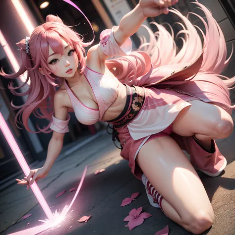 Igirl, yae miko, pink hair