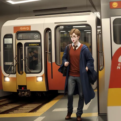 Harry Potter portando uma metralhadora