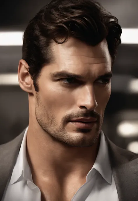 David Gandy lookalike, Henry Cavill lookalike, ((Top Quality, Masterpiece: 2), fit, lying down, hairy chest::1.7, crew cut, top view (Male focus), armpit, male, male, rough, raised, sexy, correct anatomy::, Best quality, realistic, realistic, award winning...