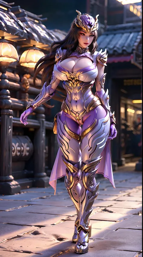 (DRAGON QUEEN HELM), (HUGE FAKE BOOBS), (BEAUTIFUL FACE), (PURPLE, GOLD, WHITE), (DESERT MOUNTAIN), RAINBOW COLOR FUTURISTIC PHOENIX MECHA BODYSUIT, (CLEAVAGE), (SKINTIGHT YOGA PANTS), (HIGH HEELS), (PERFECT BODY:1.2), (FULL BODY VIEW), (LOOKING AT VIEWER)...