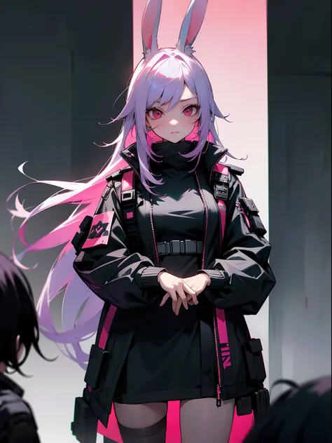 a Character in a black outfit , cyberpunk streetwear, wearing cyberpunk streetwear, cyberpunk outfit, wearing techwear and armor, all black cyberpunk clothes, cyberpunk style outfit, cyberpunk clothes, cyberpunk fashion, style of cyberpunk, cyberpunk outfi...