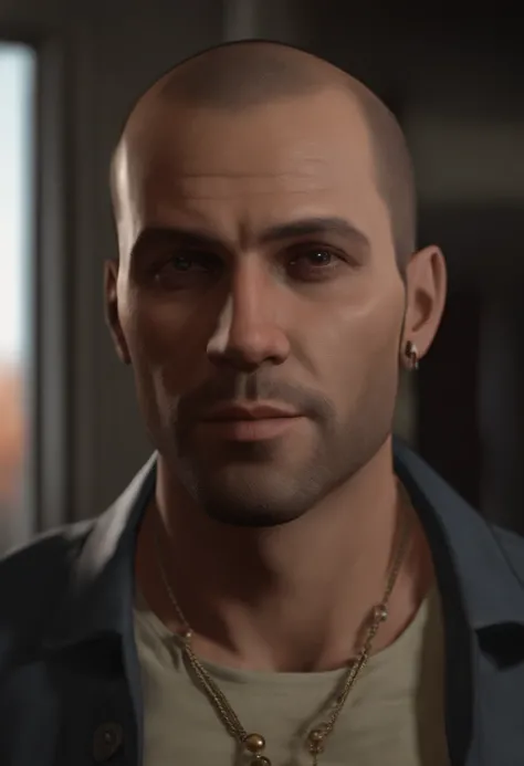 Trevor do gta humano ultra realista e detalhado