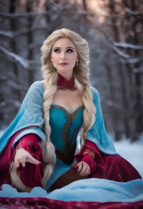 Como seria a Elza do filme frozen na vida real