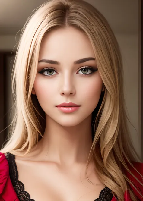 Beautiful woman face