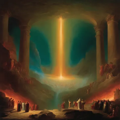 The Last Judgement in the style of British artist John Martin