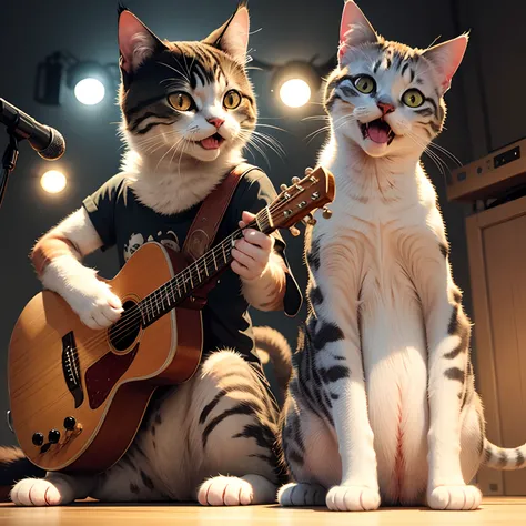 cat sing a song