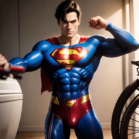 superman but bike version