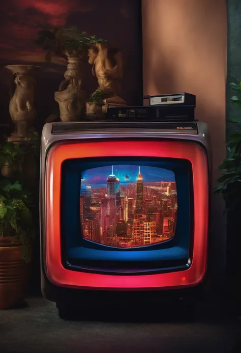 CRT TV Cyberpunk