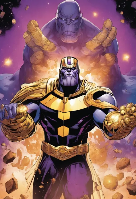 Thanos with infinity gauntlet