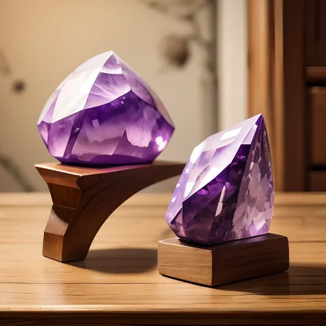 amethyst, amethyst druse,  the old house, wooden shelf, stone with amethyst drusen on a shelf