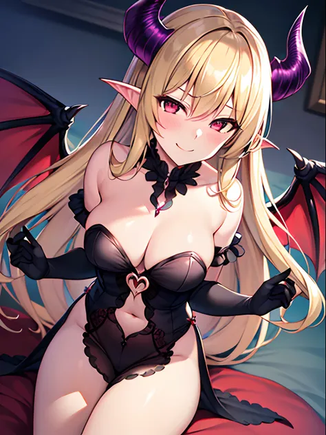 Highly detailed and realistic CG, Colorful, masutepiece, Best Quality, Magnificent,1girl in, Solo, Bewitching succubus, The Monster, Condescending to people, Smirk, scornful eyes, Trampling, footrest, From below, NSFW, Inspiring costumes, Sexy look, blush,...