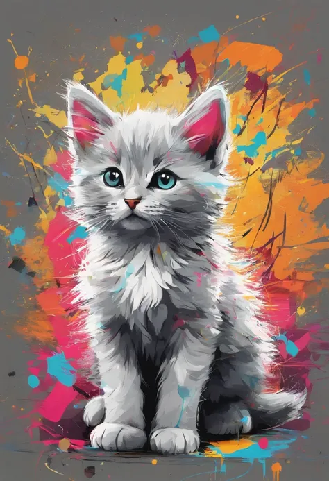 (a gray kitten:1.1,cute:1.1,triangular face:1.1,whiskers:white,white background:1.1)+(illustration,realistic:1.37,sharp focus:1.1,ultra-detailed,highres,professional,vivid colors:1.1)+(soft fur:1.1,playful expression,curious eyes,adorable:1.1)+(soft lighti...