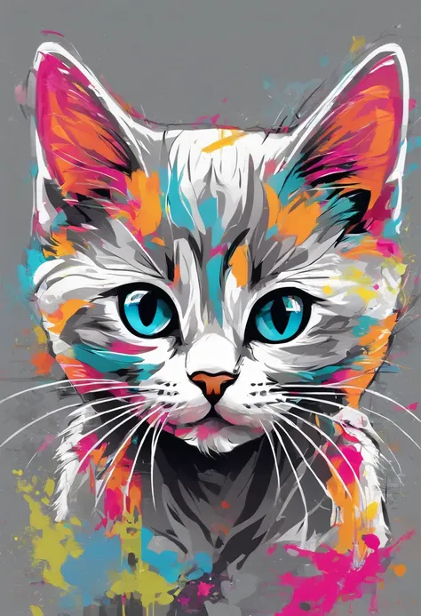 (a gray kitten:1.1,cute:1.1,triangular face:1.1,whiskers:white,white background:1.1)+(illustration,realistic:1.37,sharp focus:1.1,ultra-detailed,highres,professional,vivid colors:1.1)+(soft fur:1.1,playful expression,curious eyes,adorable:1.1)+(soft lighti...