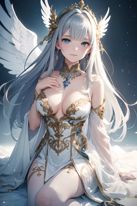 ((Masterpeace)),((ultra high res)), ((best quality)), ((all detailed)),((extremely detailed)),illustration,((RAW photo)),(((intricate detailed))),

super fucking beautiful, angel,white angel costume,depthoffield, realistic, photorealistic, overlook view, f...