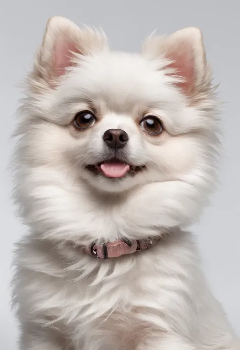 Spitz puppy, detail, photorealism