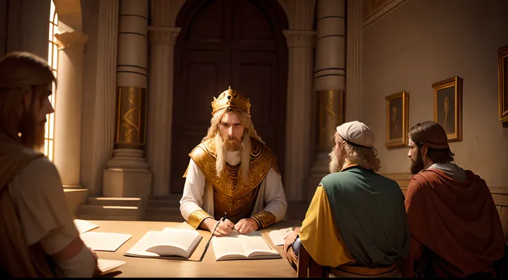 Create the biblical setting of the story KING DAVID