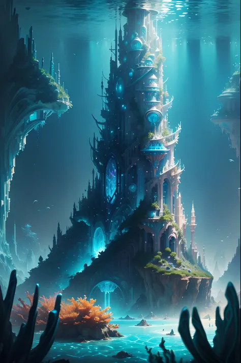 ((Need)), ((tmasterpiece)), (A detailed))，marvel universe，Beautiful city of Atlantis，Colorful underwater kingdom，Futuristic underwater city，Futuristic technology，Alien technology，Amazing sea creatures，Future cyberpunk，Surreal dreams，Surrealist art fantasy ...