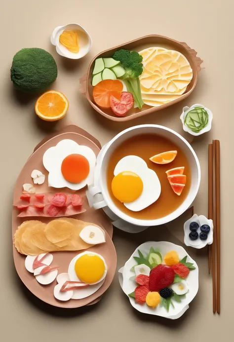 Healthy breakfast for Japan people