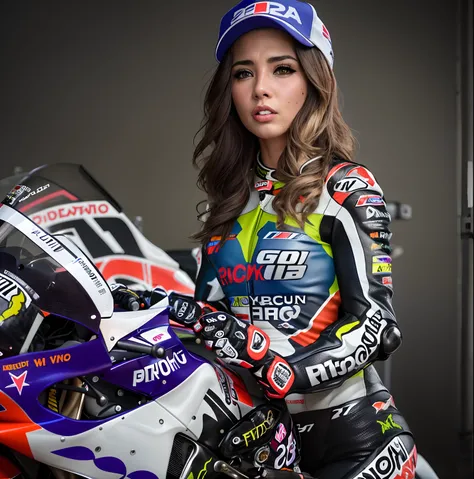 Woman wih MotoGP