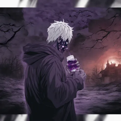 boruto uzumaki drinking purple sprite