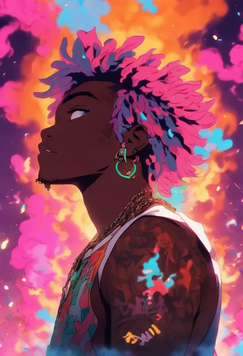 smoke lil uzi vert sunlight, tattoos