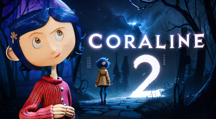 coraline, logo design