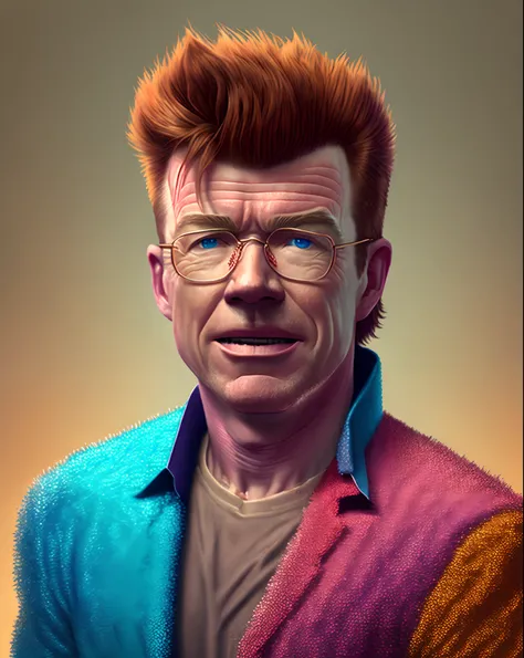 Rick Astley as rock candy