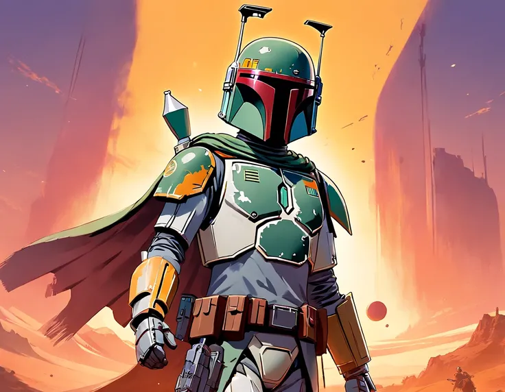 boba fett,style red dead redemption