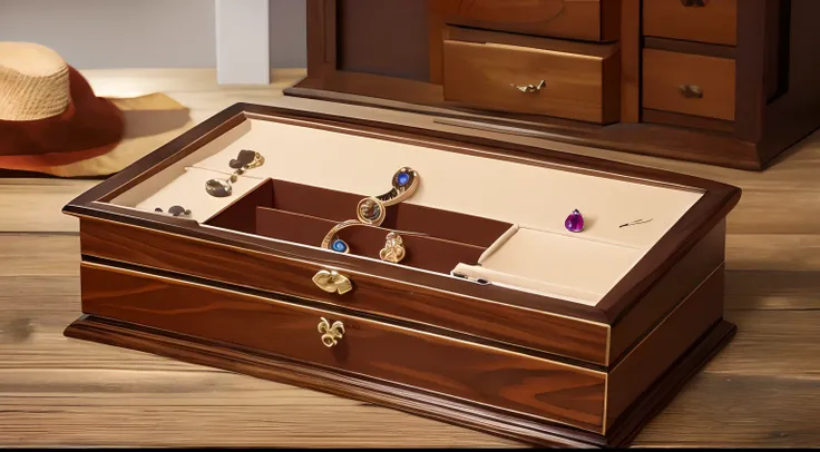 A realistic jewellery box