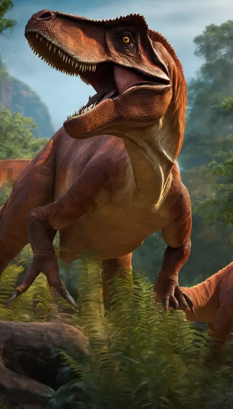 grupo, dinossauros, Theropods