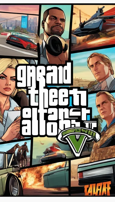 english tabloid front page, GTA videogame headlines, grand theft auto screenshot photos