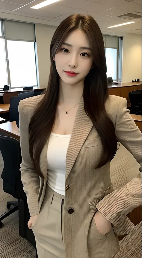 Tall and slender beauty、Beauty in suits、Colossal tits、undershirt、Cool beauty、Career woman、Japan beauties、modeled、office room，janelas