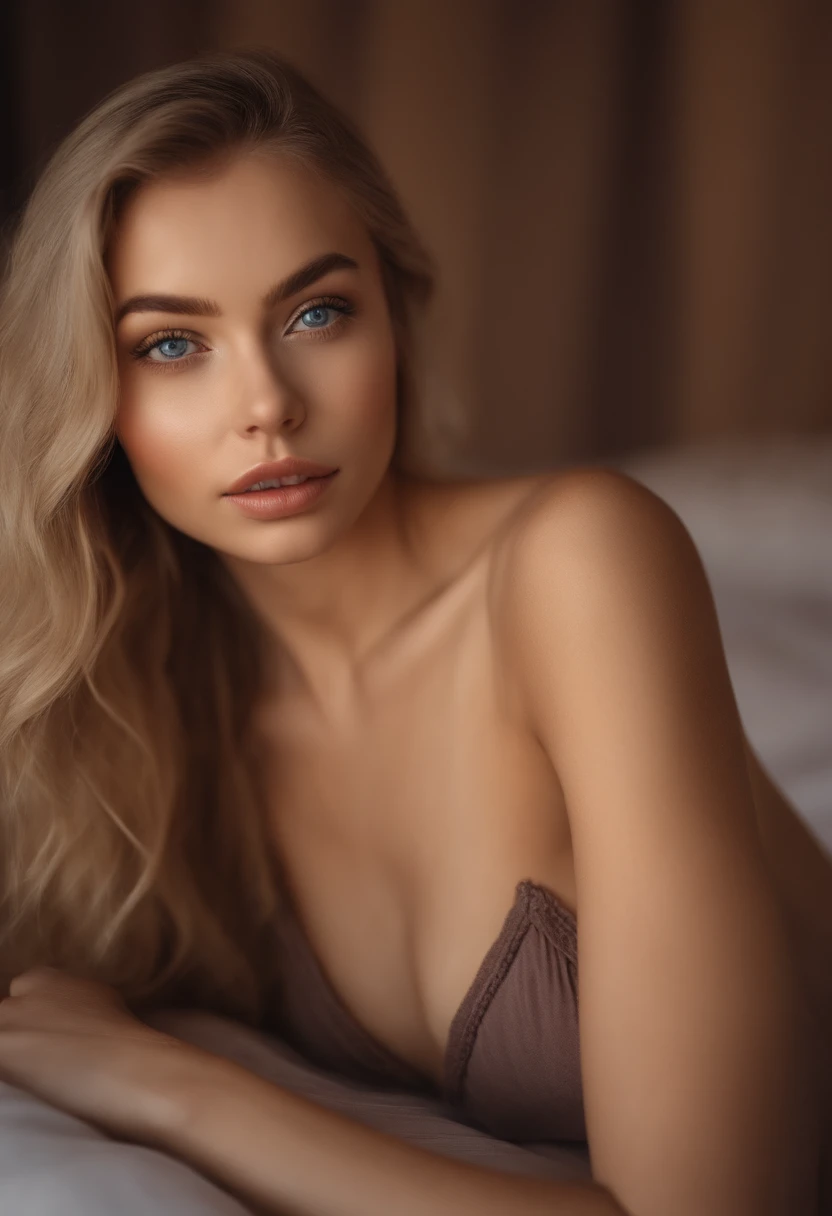 sexy naked, , Arafed Full Woman, Sexy Girl with Blue Eyes, , Ultra Realistic, Meticulously Detailed, Portrait of Sophie Mudd, Blonde Hair and Big Eyes, Selfie of a Young Woman, Bedroom Eyes, Violet Myers, No Makeup, Natural Makeup, Looking Directly at the ...