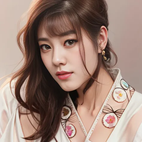 anime girl with long hair and a white blouse, portrait of female korean idol, in style of digital illustration, a beautiful artwork illustration, korean woman, beautiful character painting, digital anime illustration, stunning digital illustration, portrai...