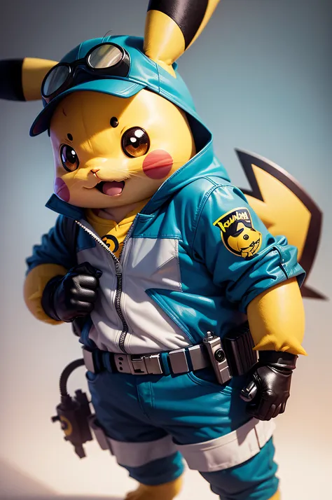 Pikachu as the Terminator, pixar character