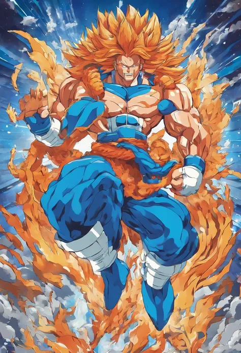 Blue muscular beastman appearing in Dragon Ball Super