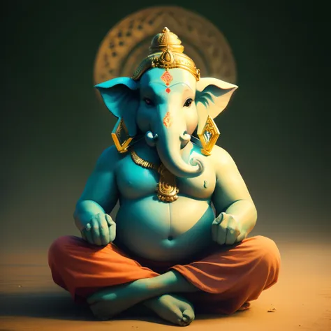 Realistic ganpati bappa