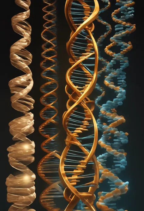 Fita de DNA, Evolution of Human DNA, Processo evolutivo da humanidade, DNA Místico, evolution of man, cartoon, com transparencia