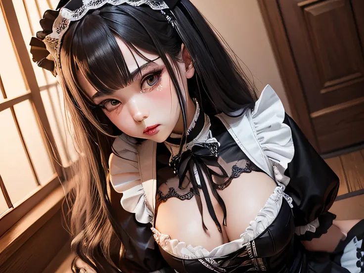 Maids　Cosplay　Gothic lolita　long boots　prostitution　Odious　seductiv　japanes