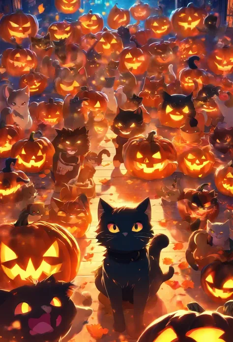 Cat Halloween Party