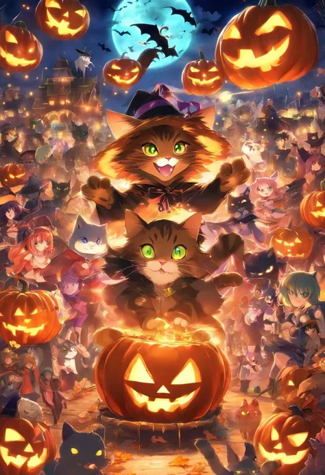 Cat Halloween Party