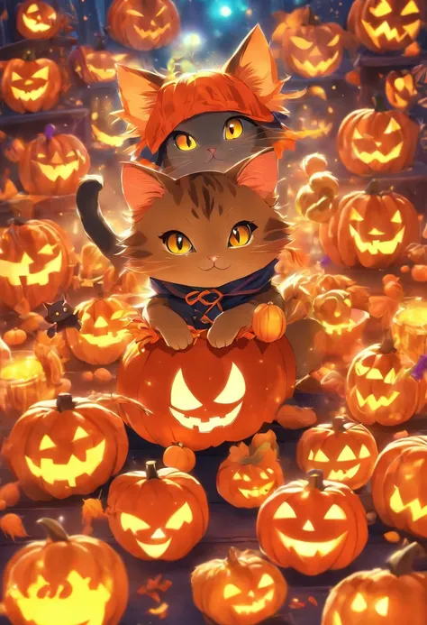 Cat Halloween Party