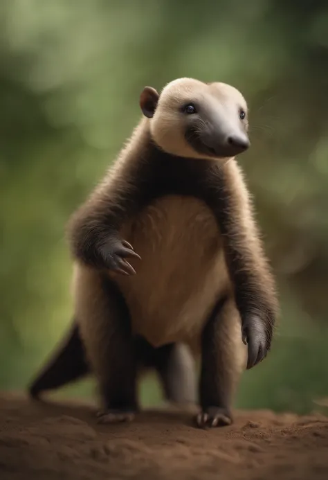 (CBZBB:1.25), ((anteater)),CBZBB,fofo, pequeno, baby, Beautiful, arte de fantasia, arte desviante, Artstation on trend, arte digital, circunstanciado, Realistic, Humanoid, character, tiny, Cinematic Shot, Cinematic portrait of the anteater, Cute character ...