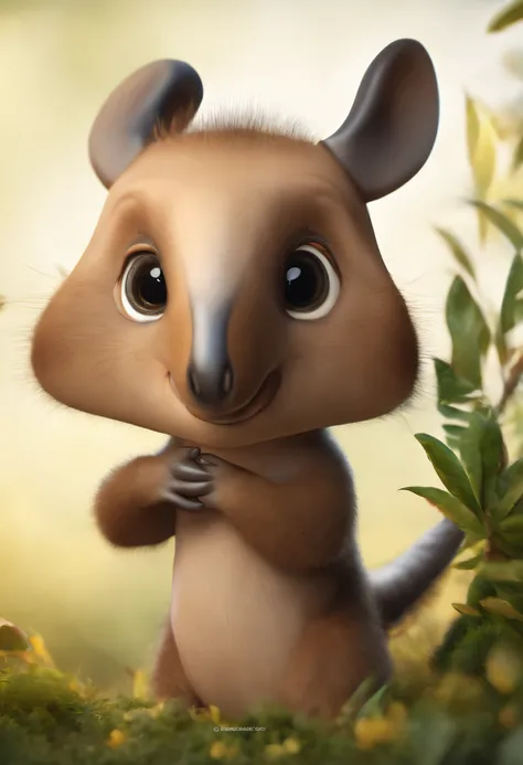 (cbzbb:1.25), ((Anteater)),cbzbb,cute, small, baby, beautiful, fantasy art, deviant art, trending artstation, digital art, detailed, realistic, humanoid, character, tiny, cinematic shot, cinematic portrait of Anteater, cute character like an Anteater,