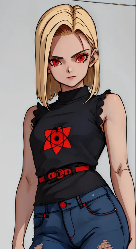 tmasterpiece， Best quality at best， Ultra - Detalhado， absurdos， retrato bonito android18d loira blond ， solo， 耳Nipple Ring， (biquini:1.5)，Vestidos，joias， (Traje fora do ombro:1.5)，clivagem， closeup da parte superior do corpo，sorriso，(("OLHOS CHAMATIVOS DE...