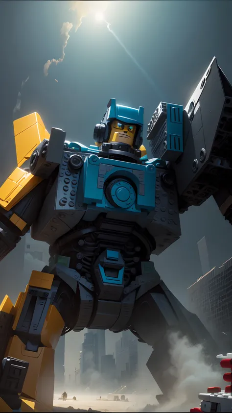 Lego Toy Movie. Giant Robot.